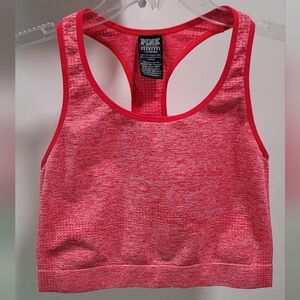 Victoria's Secret PINK - Red Seamless Racerback Active Athletic Crop Top Tank